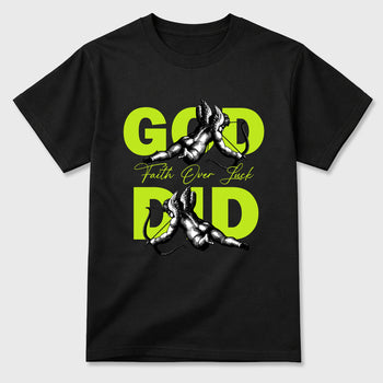 Sneaker match tees – Sneaker Tees To Match Air Foamposite Pro Black Shoes – God Did Tee Black 2