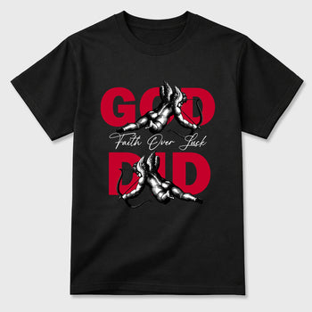 Sneaker match tees – Sneaker Tees To Match Air Jordan 1 Banned Shoes – God Did Tee Black 2