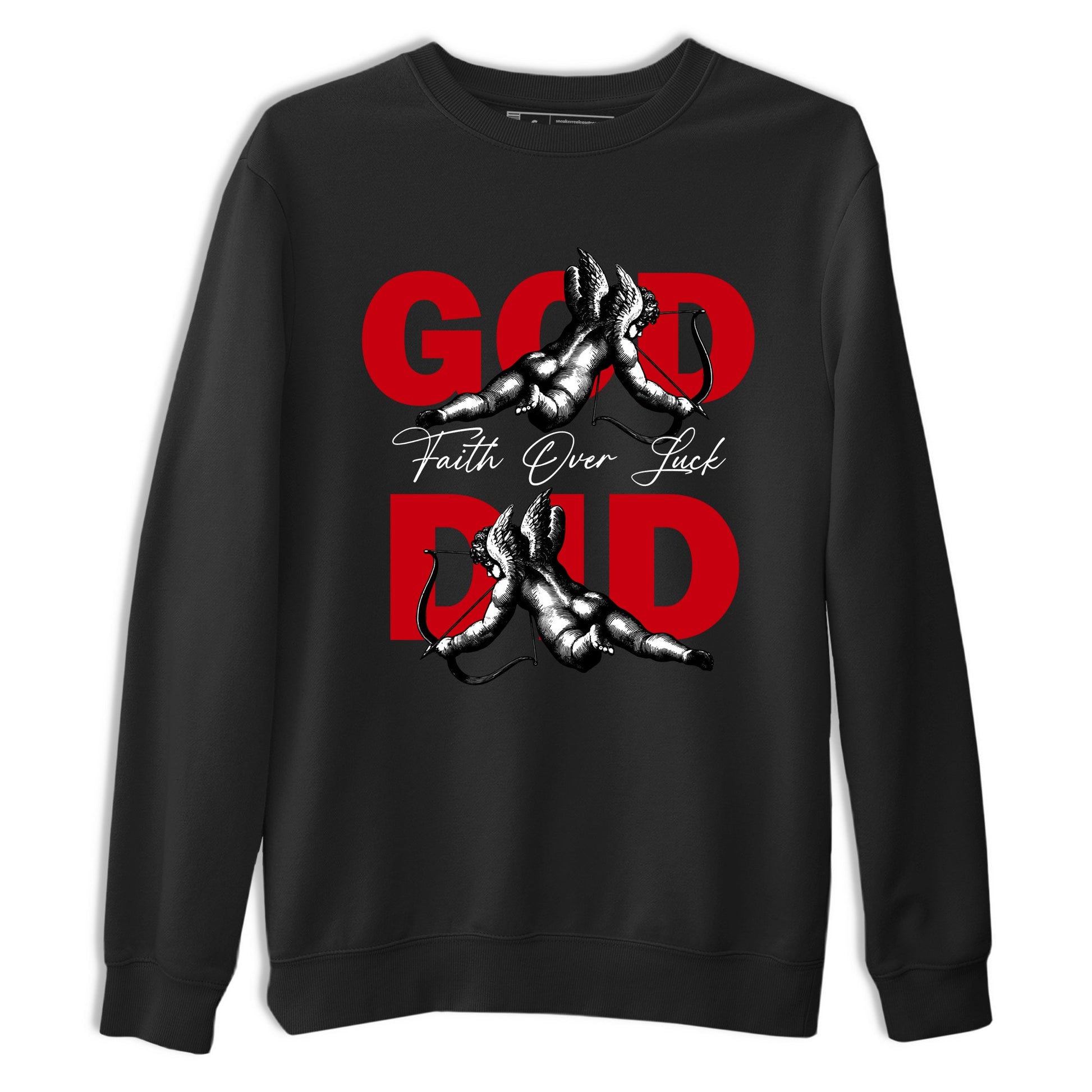 Best Sneakerfit graphic tee – Sneaker Tees To Match Air Jordan 1 Low Chicago Sneakers – God Did Tee Black 2