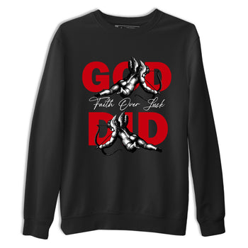 Best Sneakerfit graphic tee – Sneaker Tees To Match Air Jordan 1 Low Chicago Sneakers – God Did Tee Black 2