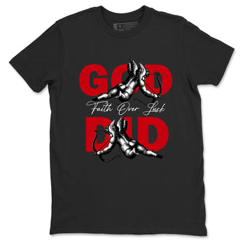 Best Sneakerfit graphic tee – Sneaker Tees To Match Air Jordan 1 Low Chicago Sneakers – God Did Tee Black 2