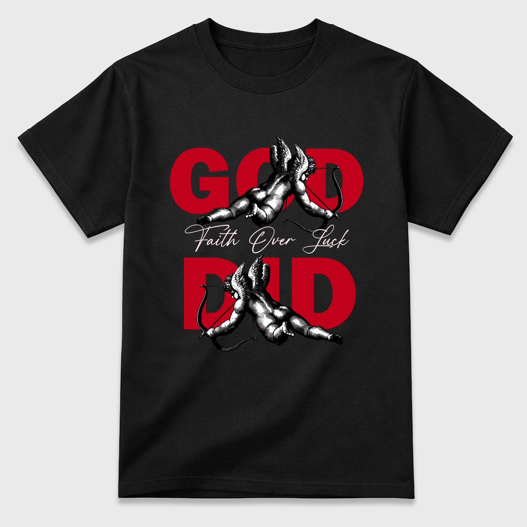 God Did Graphic T-Shirt featuring original streetwear artwork designed to match the Air Jordan 1 Nails and Grails. Black 2 Graphic T-Shirt.