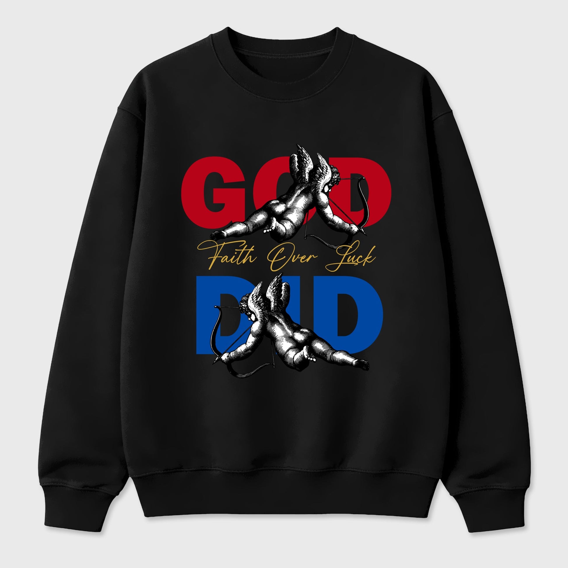 Sneaker match tees – Sneaker Tees To Match Air Jordan 1 Union x Fragment Shoes – God Did Tee Black 2