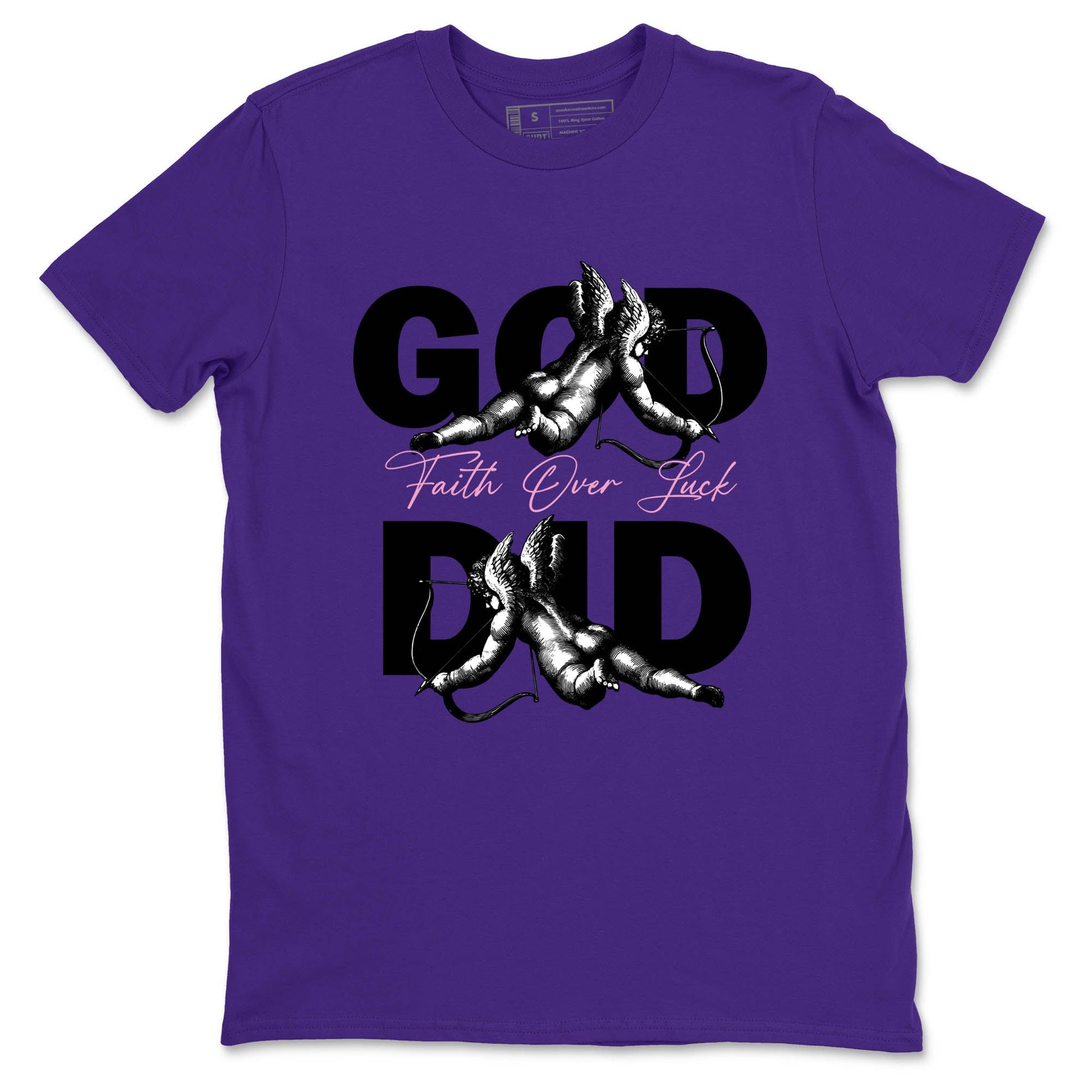 Sneaker Threads – Sneaker Tees To Match Air Jordan 11 Canyon Purple – God Did Graphic Tee Purple 2. Perfect for Jordan releases 2025 colorways.