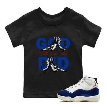 Sneaker Threads – Sneaker Tees To Match Air Jordan 11 Rare Air – God Did Youth Graphic Tee Black 1. Perfect for Jordan releases 2025 colorways.