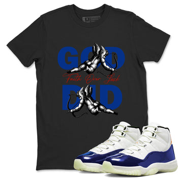 Sneaker Threads – Sneaker Tees To Match Air Jordan 11 Rare Air – God Did Graphic Tee Black 1. Perfect for Jordan releases 2025 colorways.