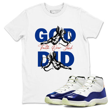 Sneaker Threads – Sneaker Tees To Match Air Jordan 11 Rare Air – God Did Graphic Tee White 1. Perfect for Jordan releases 2025 colorways.