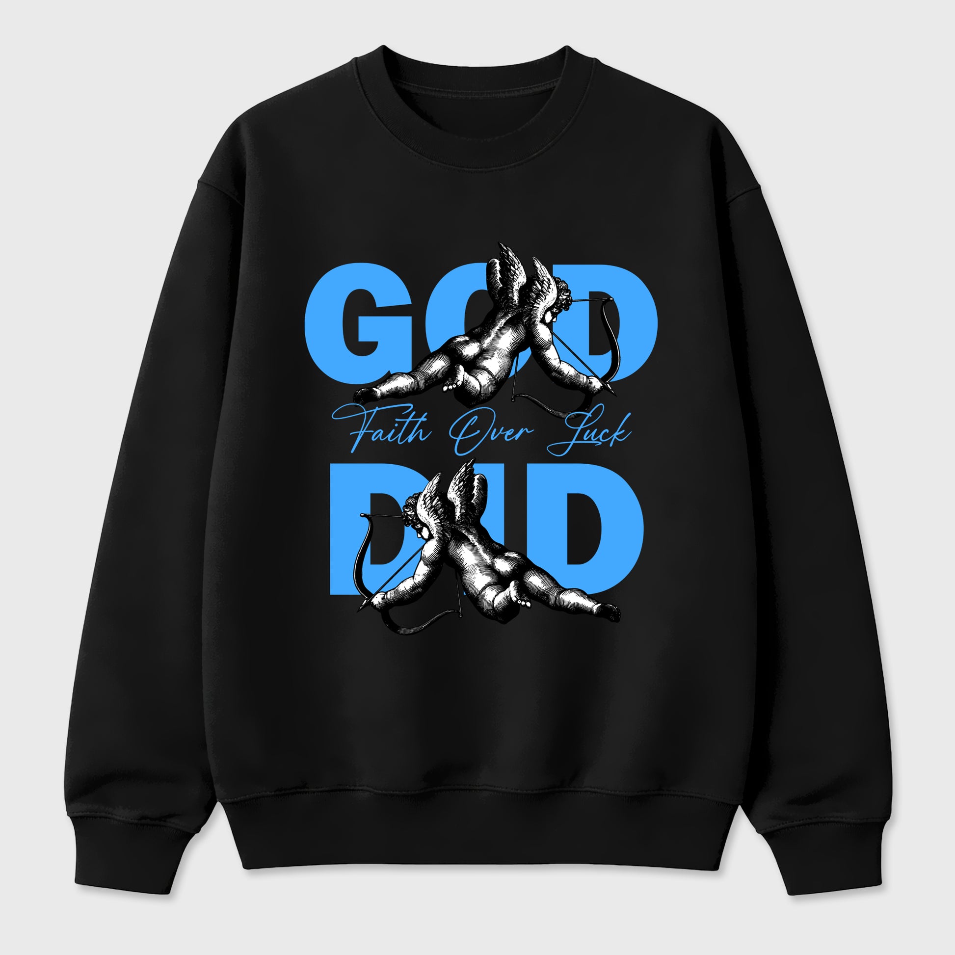Sneaker match tees – Sneaker Tees To Match Air Jordan 11 University Blue Shoes – God Did Tee Black 2