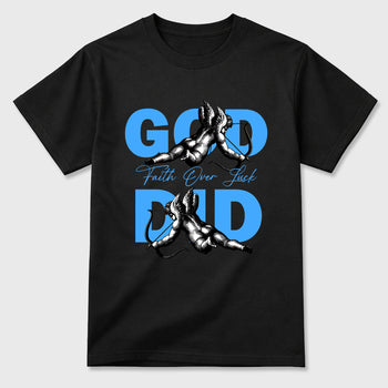 Sneaker match tees – Sneaker Tees To Match Air Jordan 11 University Blue Shoes – God Did Tee Black 2