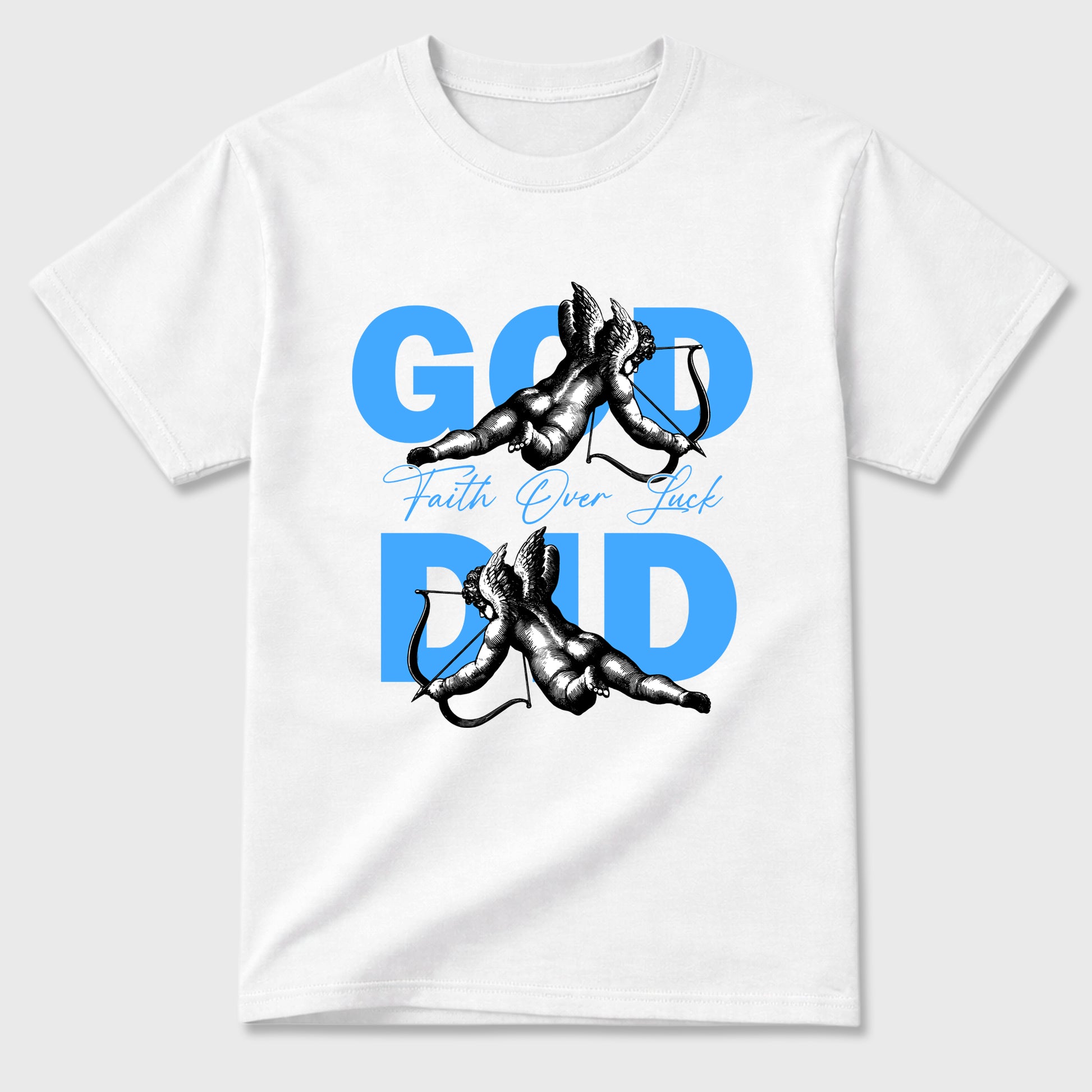 Sneaker match tees – Sneaker Tees To Match Air Jordan 11 University Blue Shoes – God Did Tee White 2