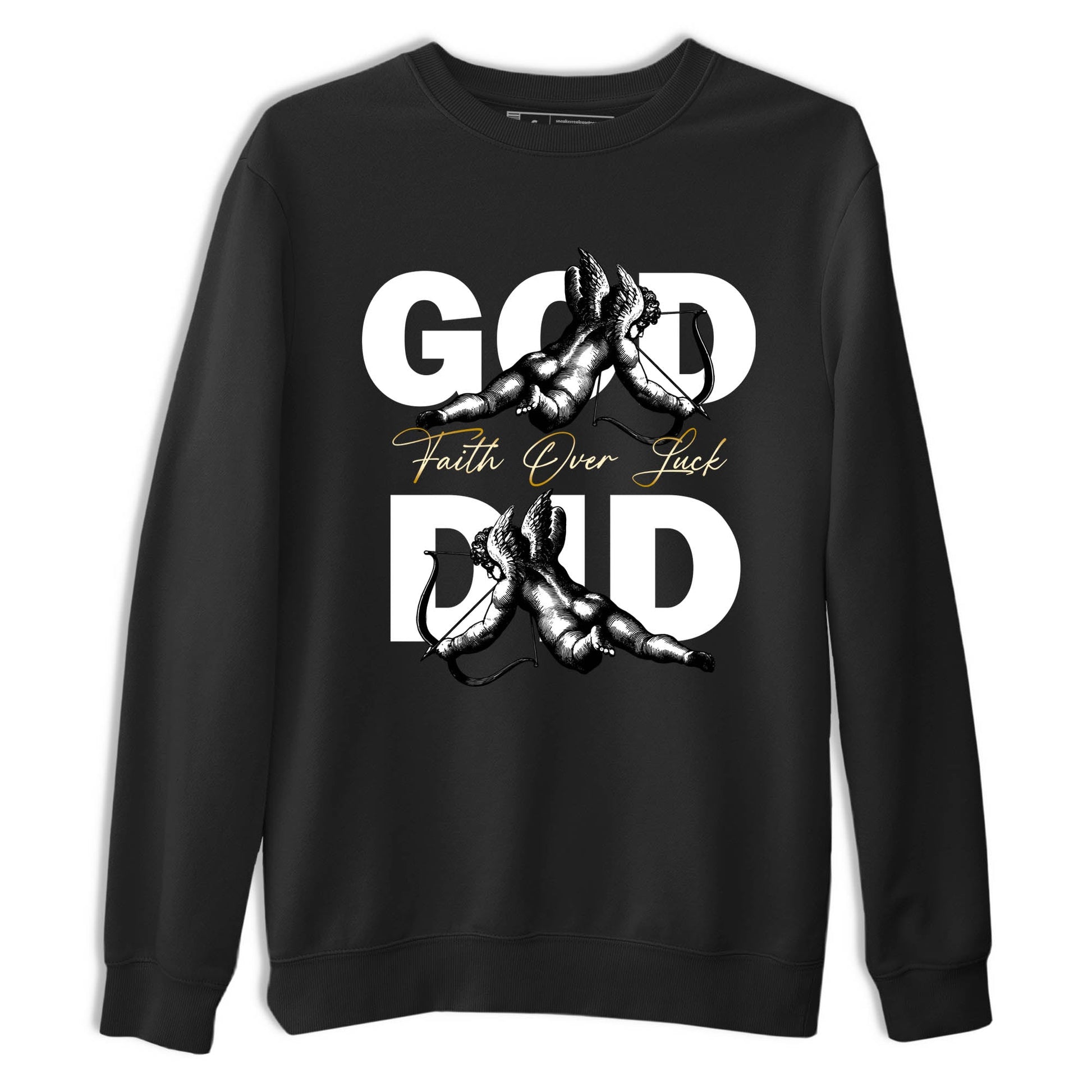 Best Sneakerfit graphic tee – Sneaker Tees To Match Air Jordan 12 Taxi Sneakers – God Did Tee Black 2