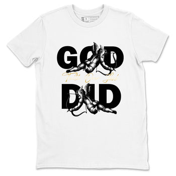 Best Sneakerfit graphic tee – Sneaker Tees To Match Air Jordan 12 Taxi Sneakers – God Did Tee White 2