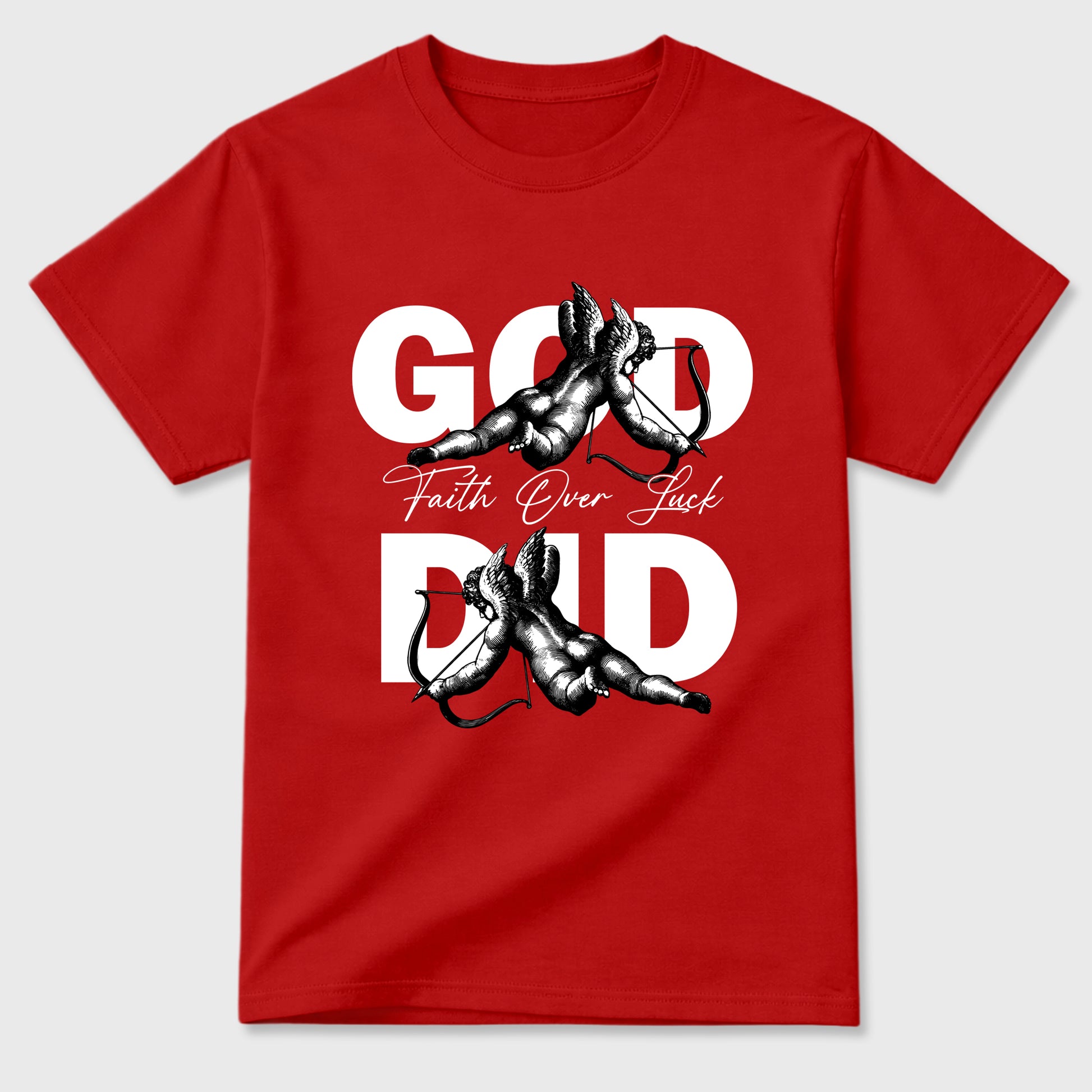 Sneaker match tees – Sneaker Tees To Match Air Jordan 13 University Red Shoes – God Did Tee Red 2