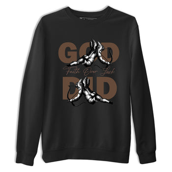 Best Christmas gifts for sneakerheads - Sneaker Tees To Match Air Jordan 4 A Ma Maniere x Dark Mocha Sneakers – God Did Tee Black 2