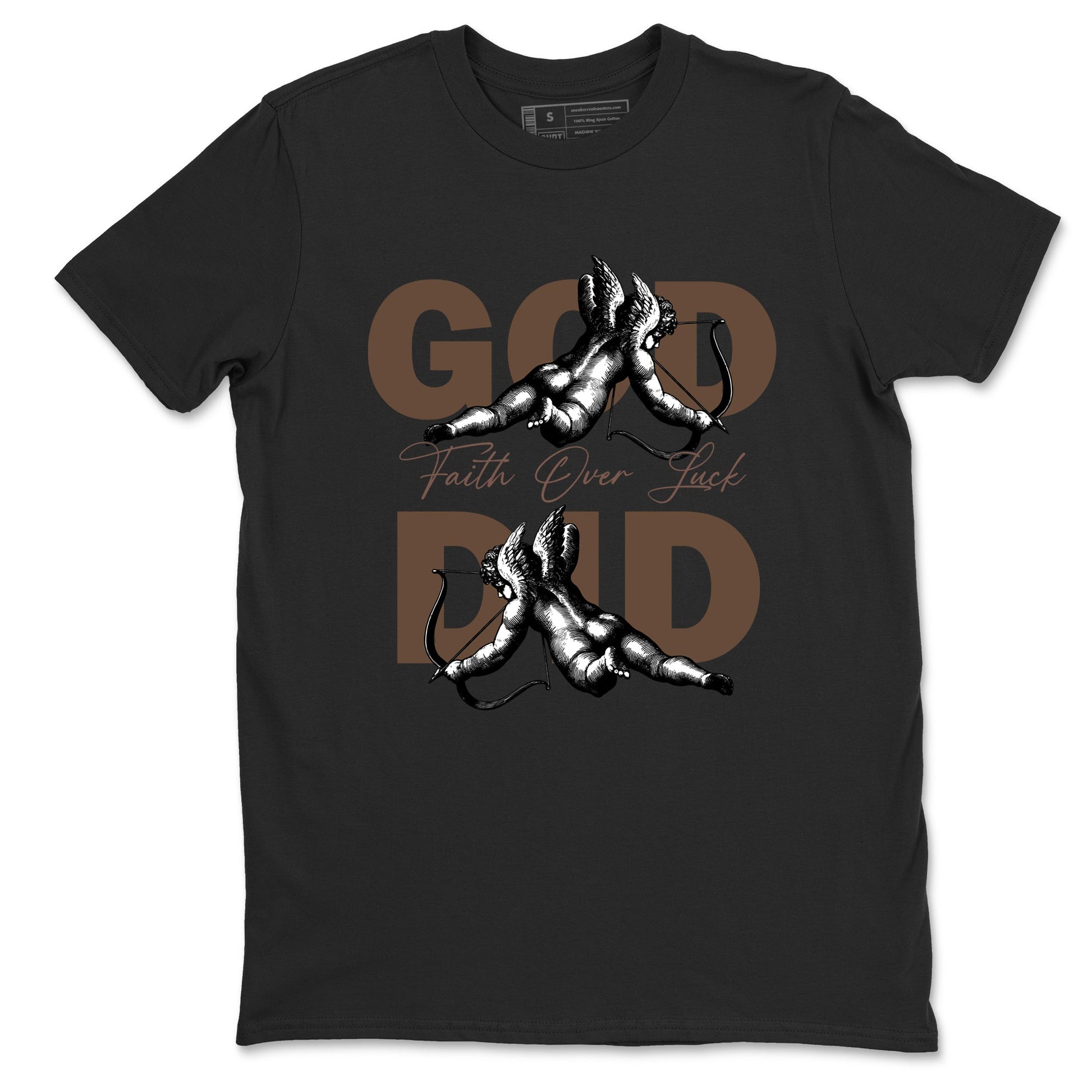 Best Christmas gifts for sneakerheads - Sneaker Tees To Match Air Jordan 4 A Ma Maniere x Dark Mocha Sneakers – God Did Tee Black 2