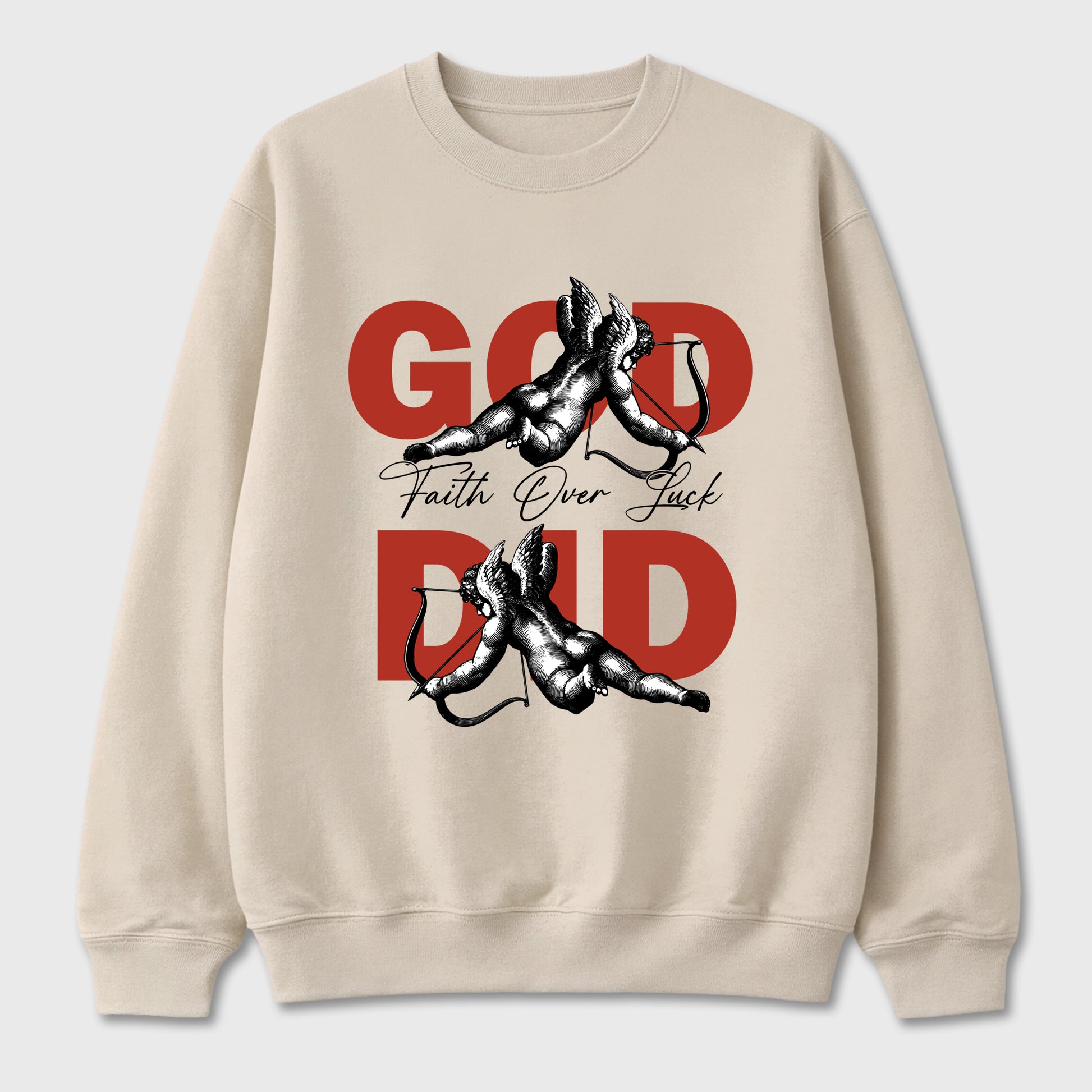 Perfect Sneakerhead Fashion Outfits – Sneaker Tees To Match Air Jordan 4 Brick After Brick Shoes – God Did Graphic Tee Natural 2
