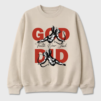 Perfect Sneakerhead Fashion Outfits – Sneaker Tees To Match Air Jordan 4 Brick After Brick Shoes – God Did Graphic Tee Natural 2