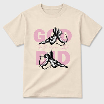 Sneaker match tees – Sneaker Tees To Match Air Jordan 4 Iced Carmine Shoes – God Did Tee Natural 2