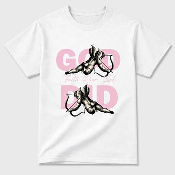 Sneaker match tees – Sneaker Tees To Match Air Jordan 4 Iced Carmine Shoes – God Did Tee White 2