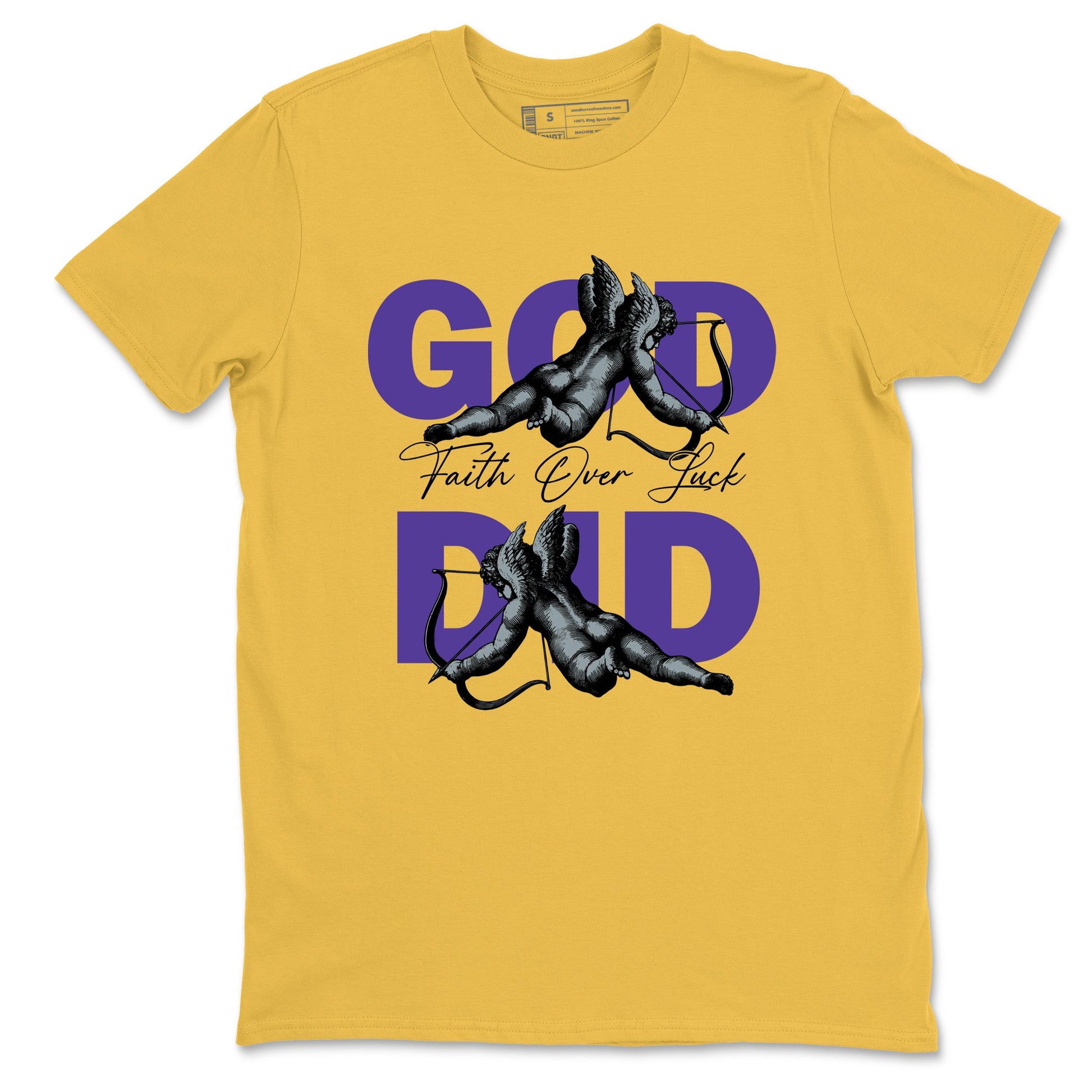 Sneaker match tees – Sneaker Tees To Match Air Jordan 4 Lakeshow Shoes – God Did Tee Daisy 2