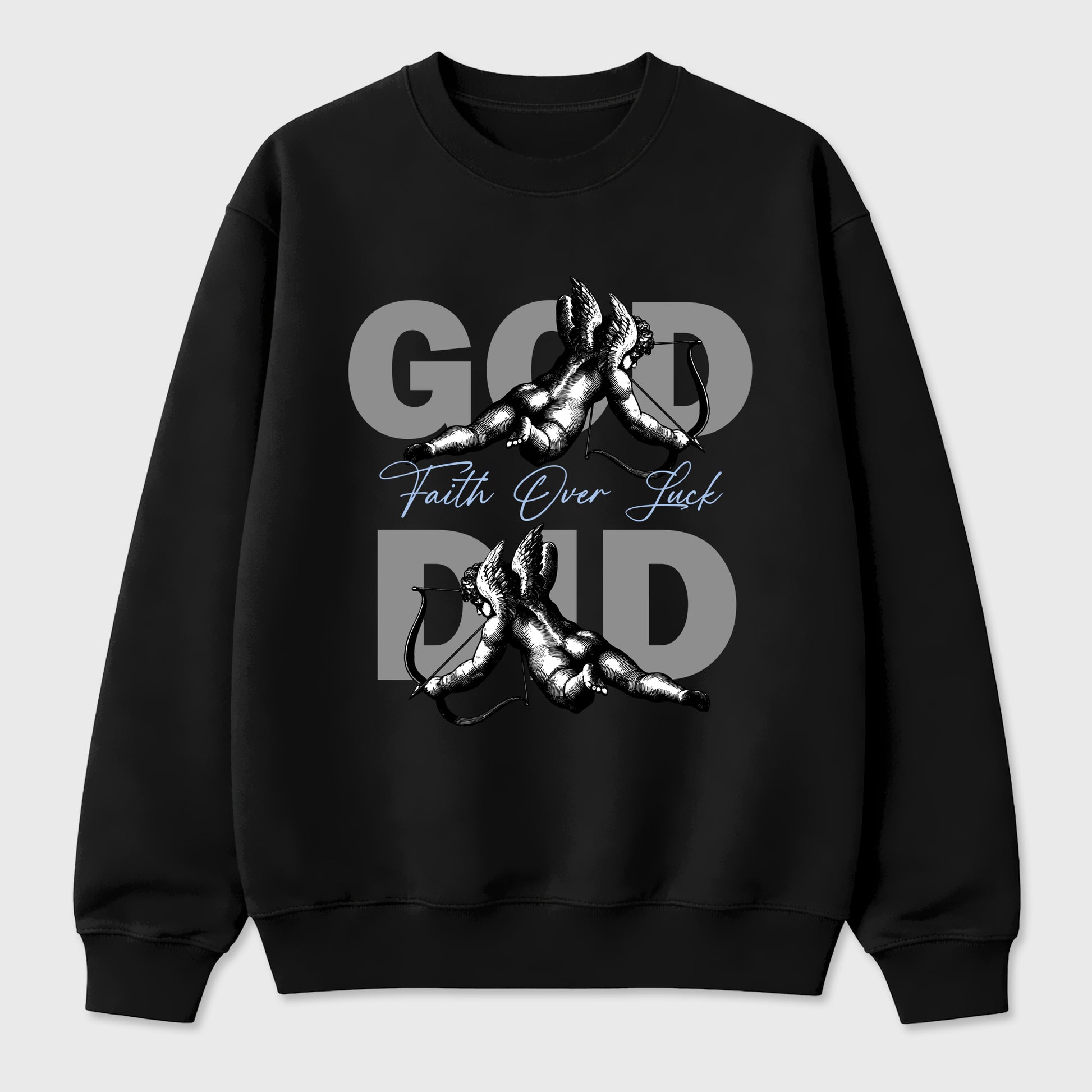 Sneaker match tees – Sneaker Tees To Match Air Jordan 5 White Metallic Shoes – God Did Tee Black 2