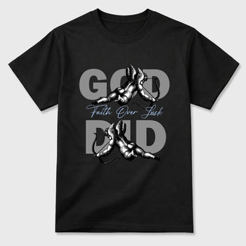 Sneaker match tees – Sneaker Tees To Match Air Jordan 5 White Metallic Shoes – God Did Tee Black 2