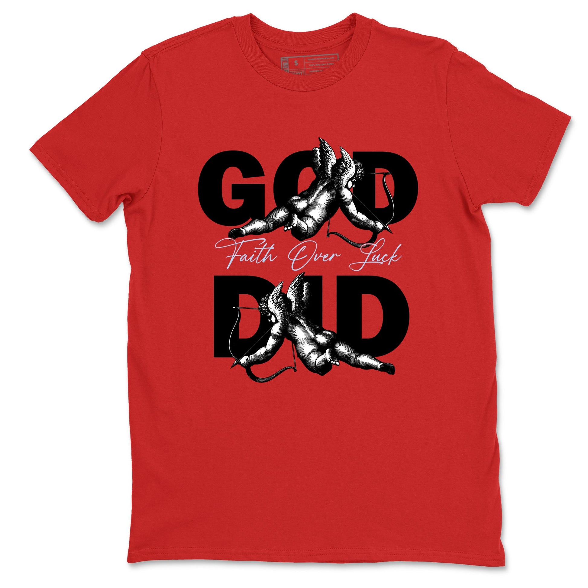 Sneaker match tees – Sneaker Tees To Match Air Jordan 6 Reverse Infrared Shoes – God Did Tee Red 2