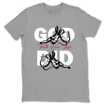 Sneaker Threads – Sneaker Tees To Match Air Jordan 8 Bunny – God Did Graphic Tee Heather Grey 2. Perfect for Jordan releases 2025 colorways.