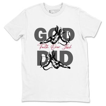 Sneaker Threads – Sneaker Tees To Match Air Jordan 8 Bunny – God Did Graphic Tee White 2. Perfect for Jordan releases 2025 colorways.