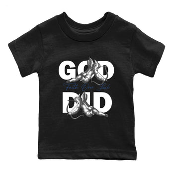 Sneaker match tees – Sneaker Tees To Match Air Jordan 9 Flint Grey Shoes – God Did Kids T-Shirt Black 2