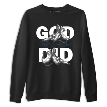 Sneaker match tees – Sneaker Tees To Match Air Jordan 9 Flint Grey Shoes – God Did Tee Black 2