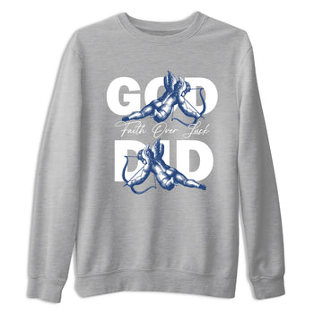 Sneaker match tees – Sneaker Tees To Match Air Jordan 9 Flint Grey Shoes – God Did Tee Heather Grey 2