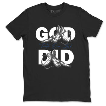 Sneaker match tees – Sneaker Tees To Match Air Jordan 9 Flint Grey Shoes – God Did Tee Black 2