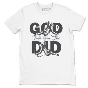 Sneaker match tees – Sneaker Tees To Match Air Jordan 9 Flint Grey Shoes – God Did Tee White 2