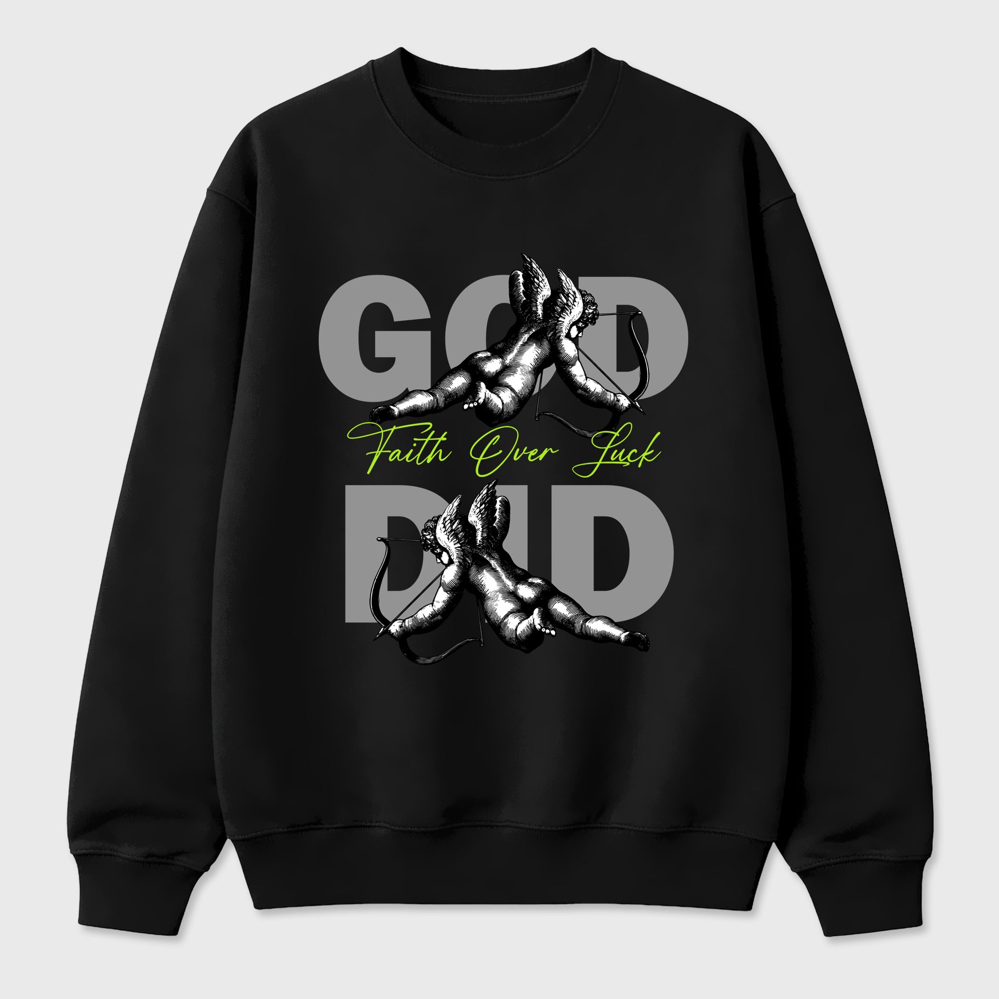 Sneaker match tees – Sneaker Tees To Match Air Max 90 Neon Yellow Shoes – God Did Tee Black 2