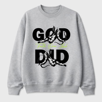 Sneaker match tees – Sneaker Tees To Match Air Max 90 Neon Yellow Shoes – God Did Tee Heather Grey 2