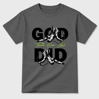 Sneaker match tees – Sneaker Tees To Match Air Max 90 Neon Yellow Shoes – God Did Tee Cool Grey 2