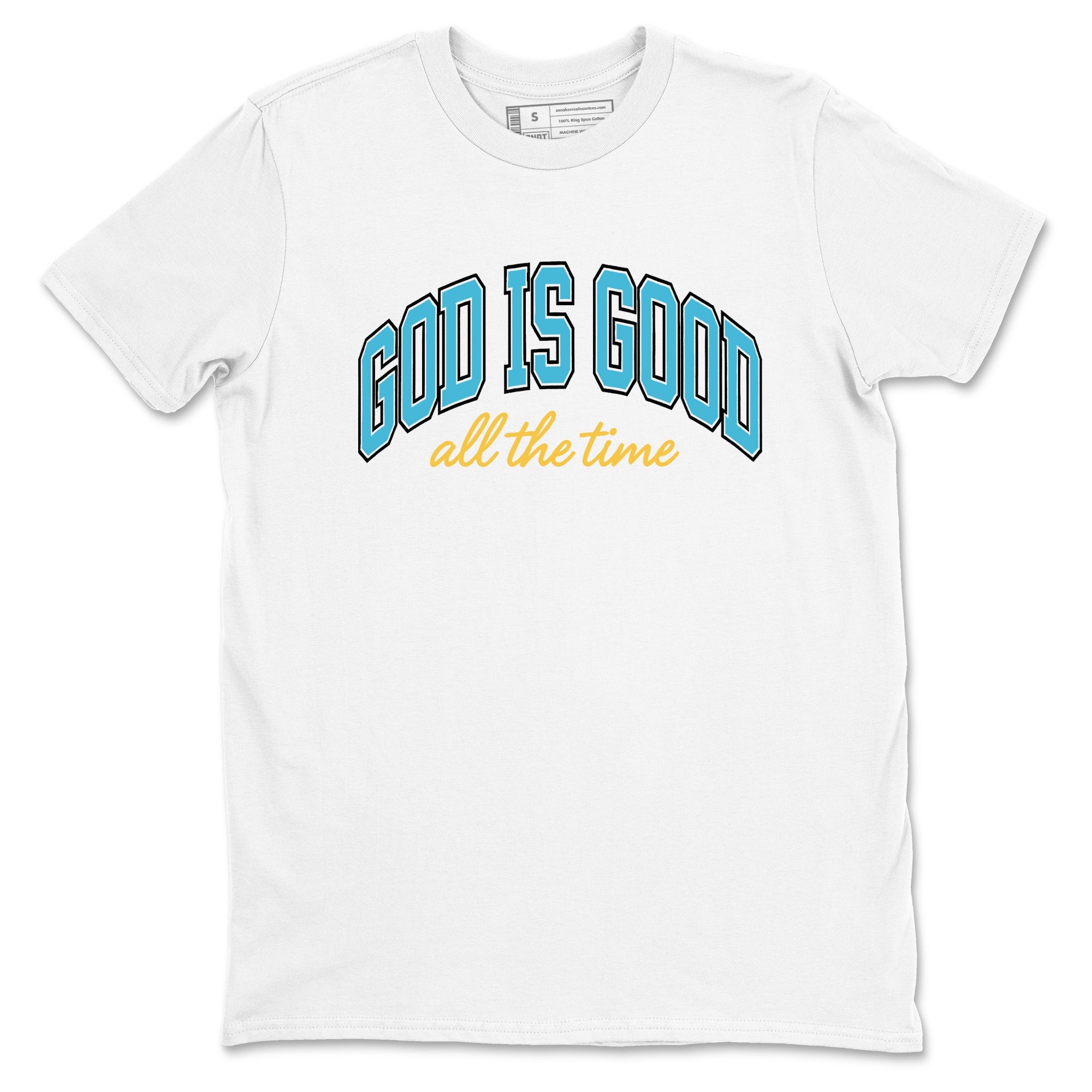 Sneaker Threads – Sneaker Tees To Match Air Jordan 11 Retro Gamma – God Is Good Graphic Tee White 2. Perfect for Jordan releases 2025 colorways.
