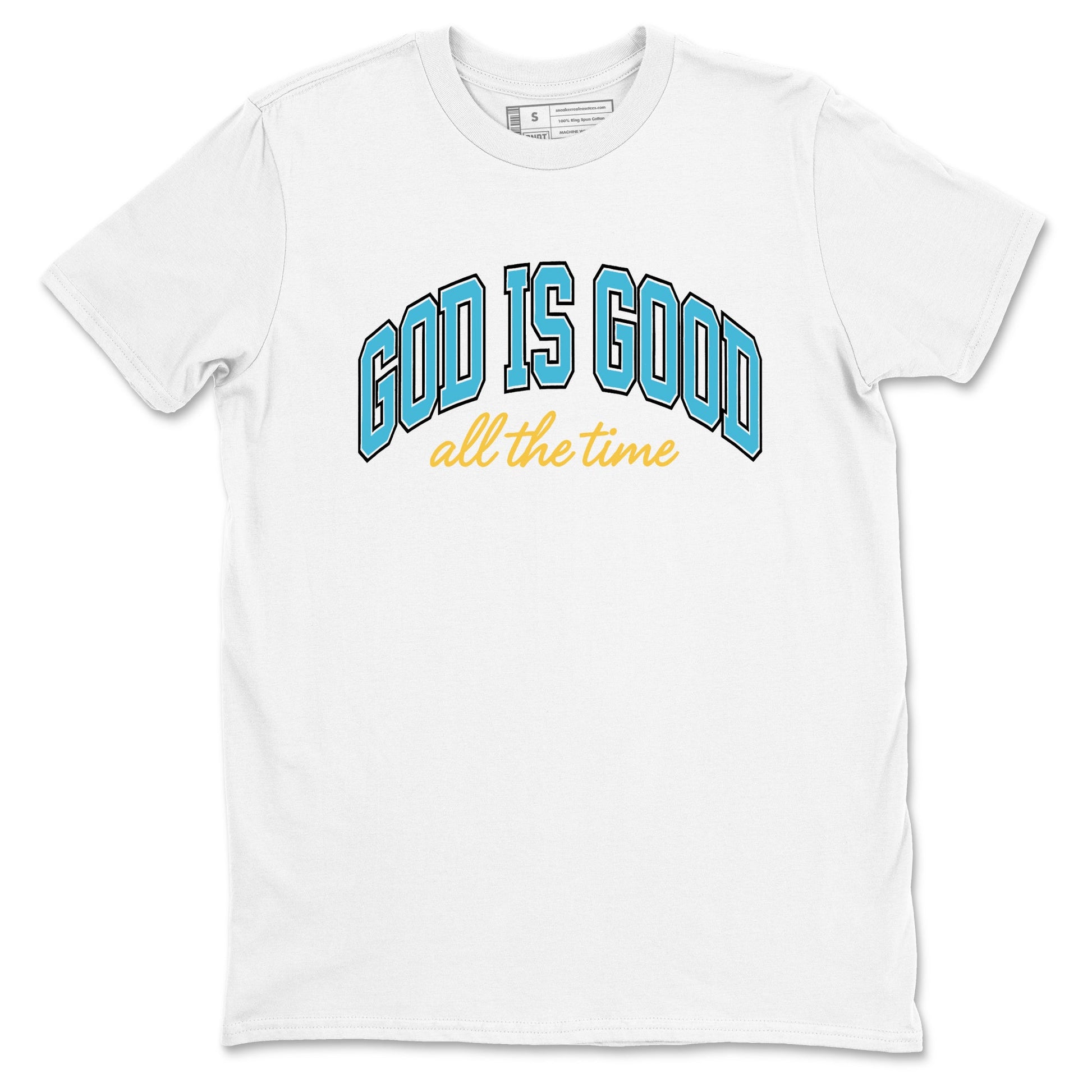 Sneaker Threads – Sneaker Tees To Match Air Jordan 11 Retro Gamma – God Is Good Graphic Tee White 2. Perfect for Jordan releases 2025 colorways.