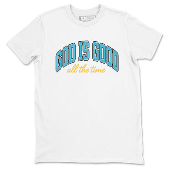 Sneaker Threads – Sneaker Tees To Match Air Jordan 11 Retro Gamma – God Is Good Graphic Tee White 2. Perfect for Jordan releases 2025 colorways.