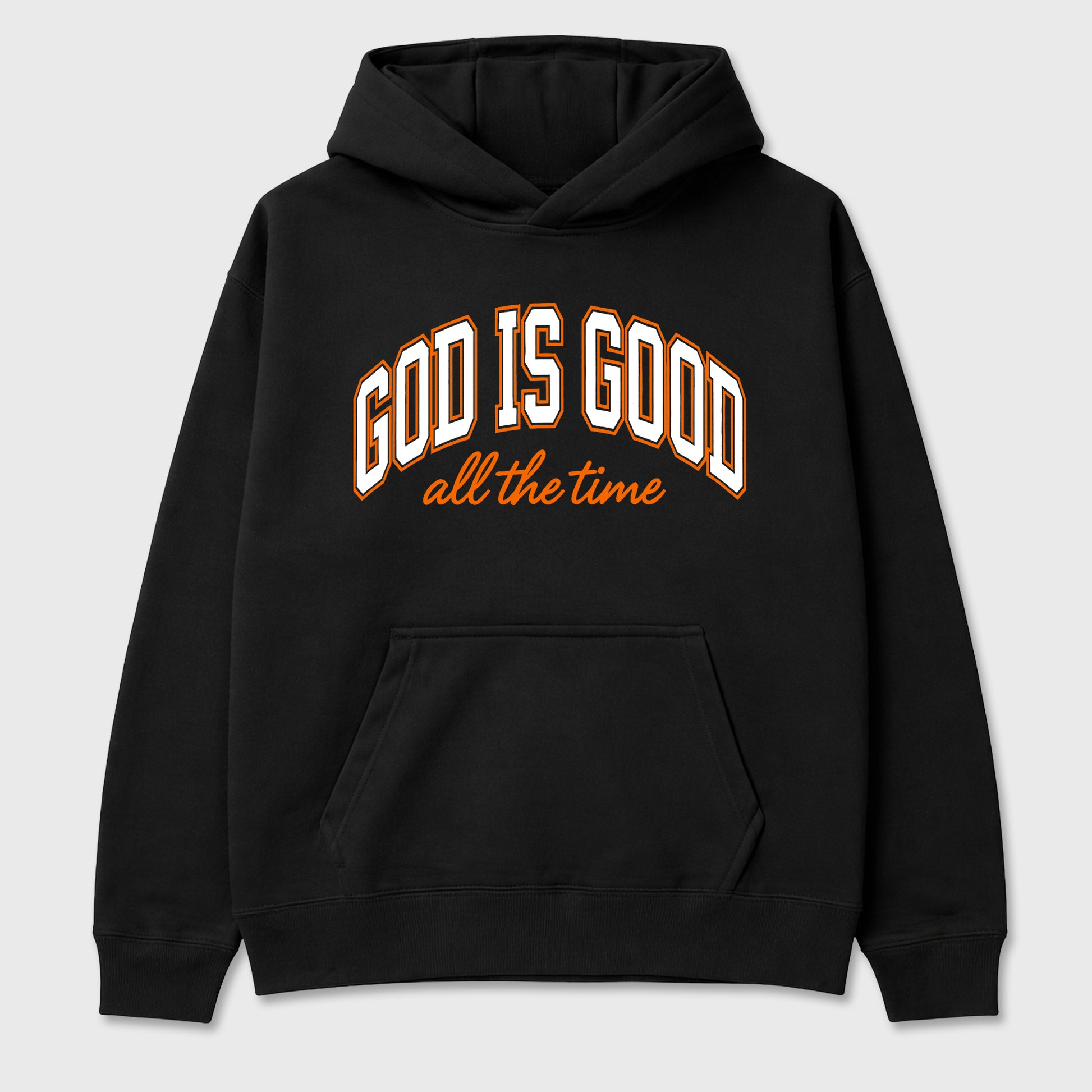 Sneaker match tees – Sneaker Tees To Match Air Jordan 3 Orange Citrus Shoes – God is Good Tee Black 2