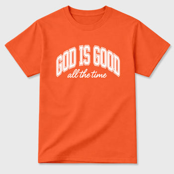 Sneaker match tees – Sneaker Tees To Match Air Jordan 3 Orange Citrus Shoes – God is Good Tee Orange 2