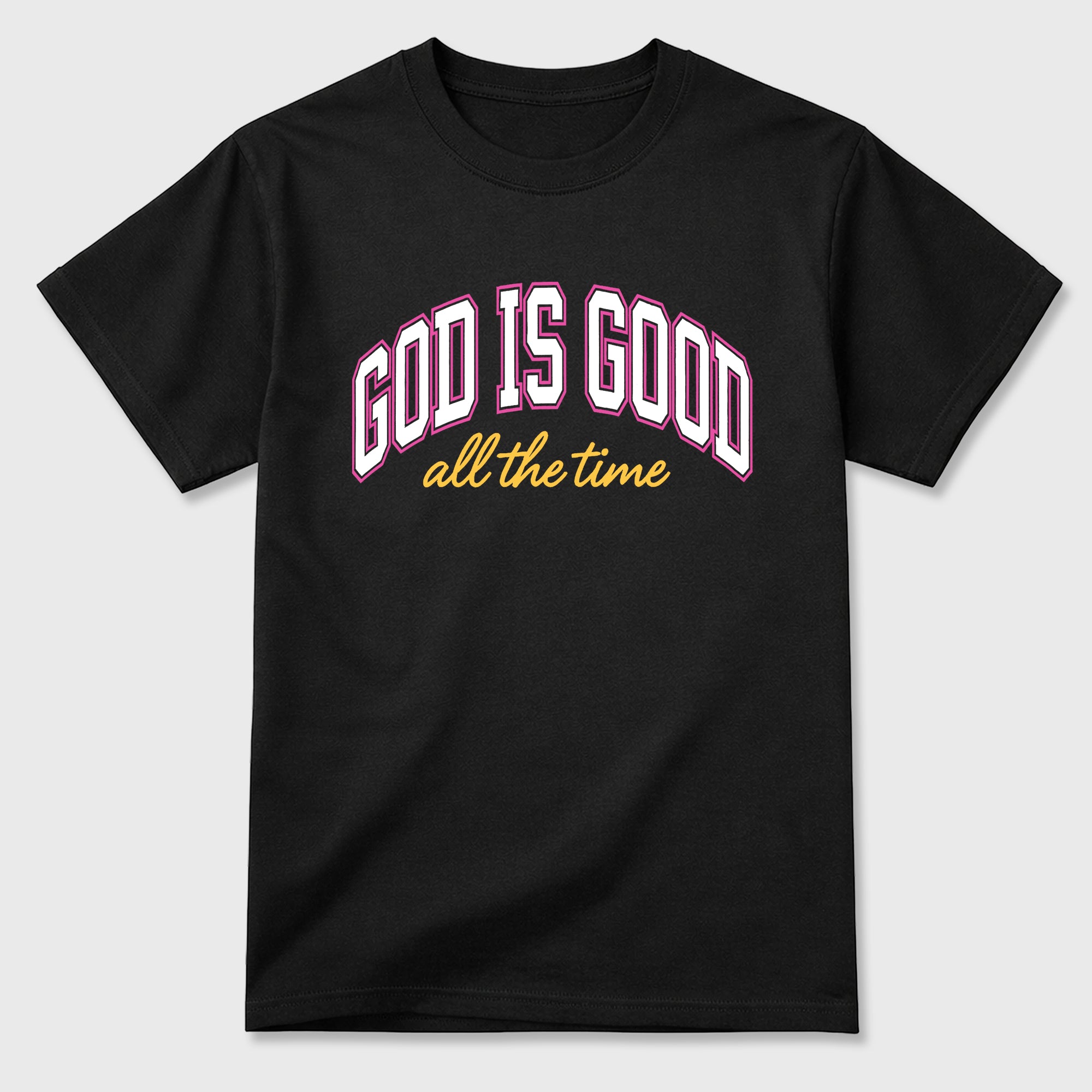 God Is Good Graphic T-Shirt featuring original streetwear artwork designed to match the Air Jordan 4 Comic. Black 2 Graphic T-Shirt.