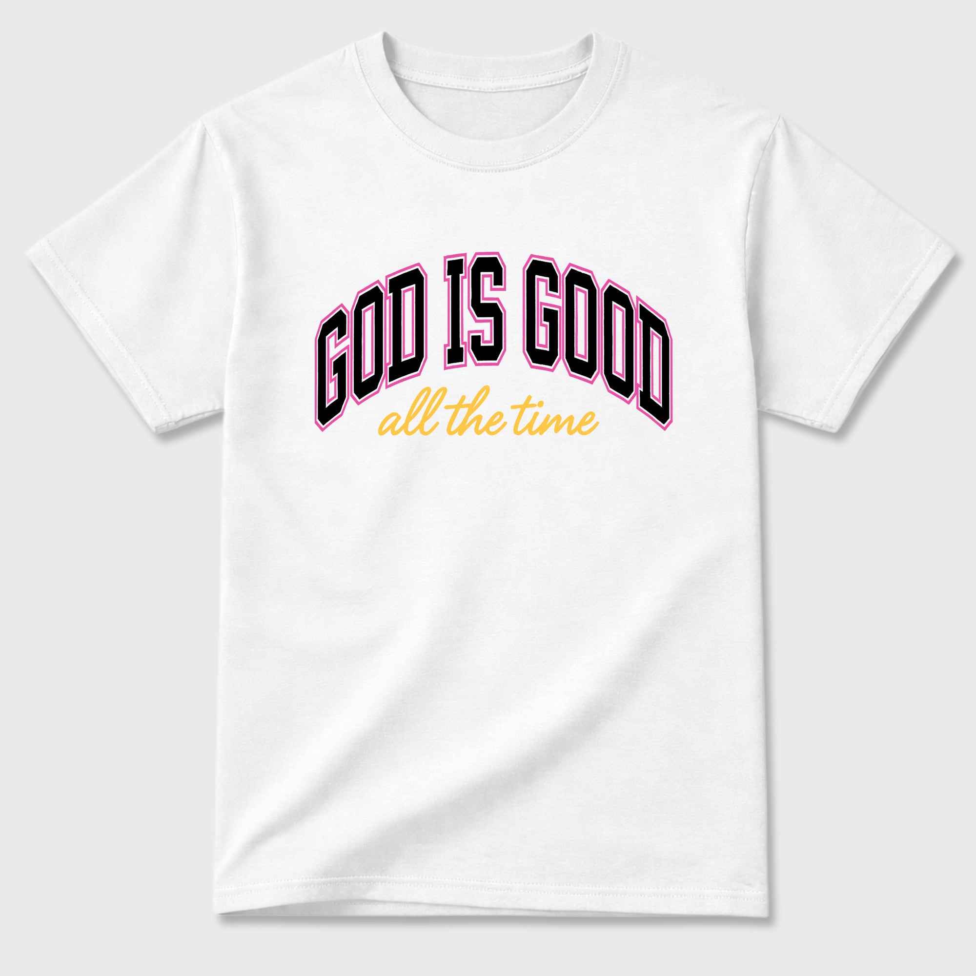 God Is Good Graphic T-Shirt featuring original streetwear artwork designed to match the Air Jordan 4 Comic. White 2 Graphic T-Shirt.