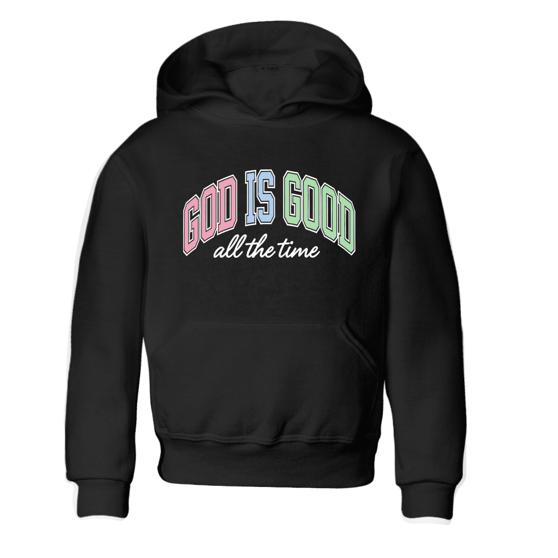 Best Sneakerfits graphic tee – Perfect Valentine's Day outfits to match Air Jordan 4 Valentines Day Kids – God Is Good Kids T-Shirt Black 2