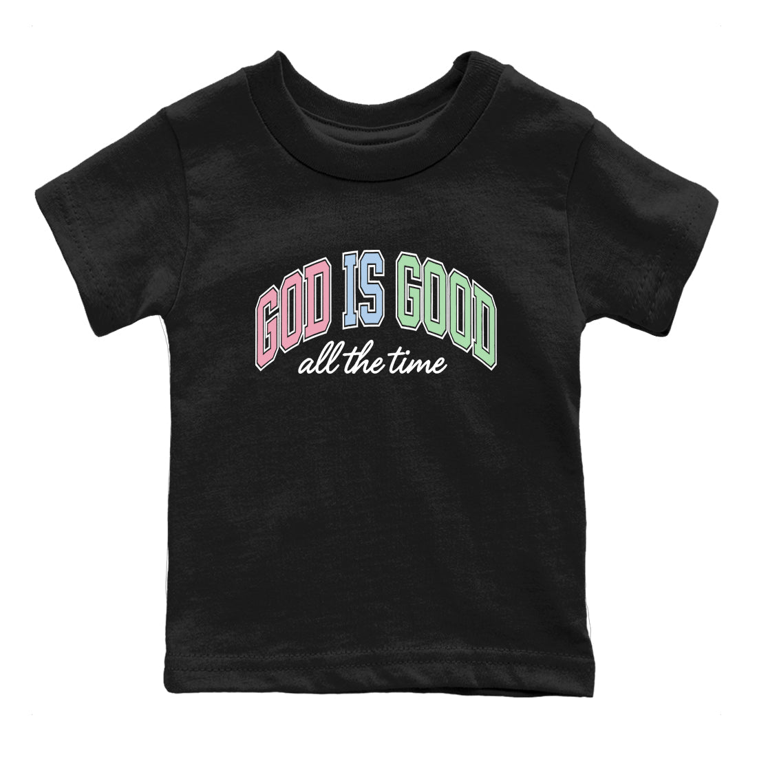 Best Sneakerfits graphic tee – Perfect Valentine's Day outfits to match Air Jordan 4 Valentines Day Kids – God Is Good Kids T-Shirt Black 2