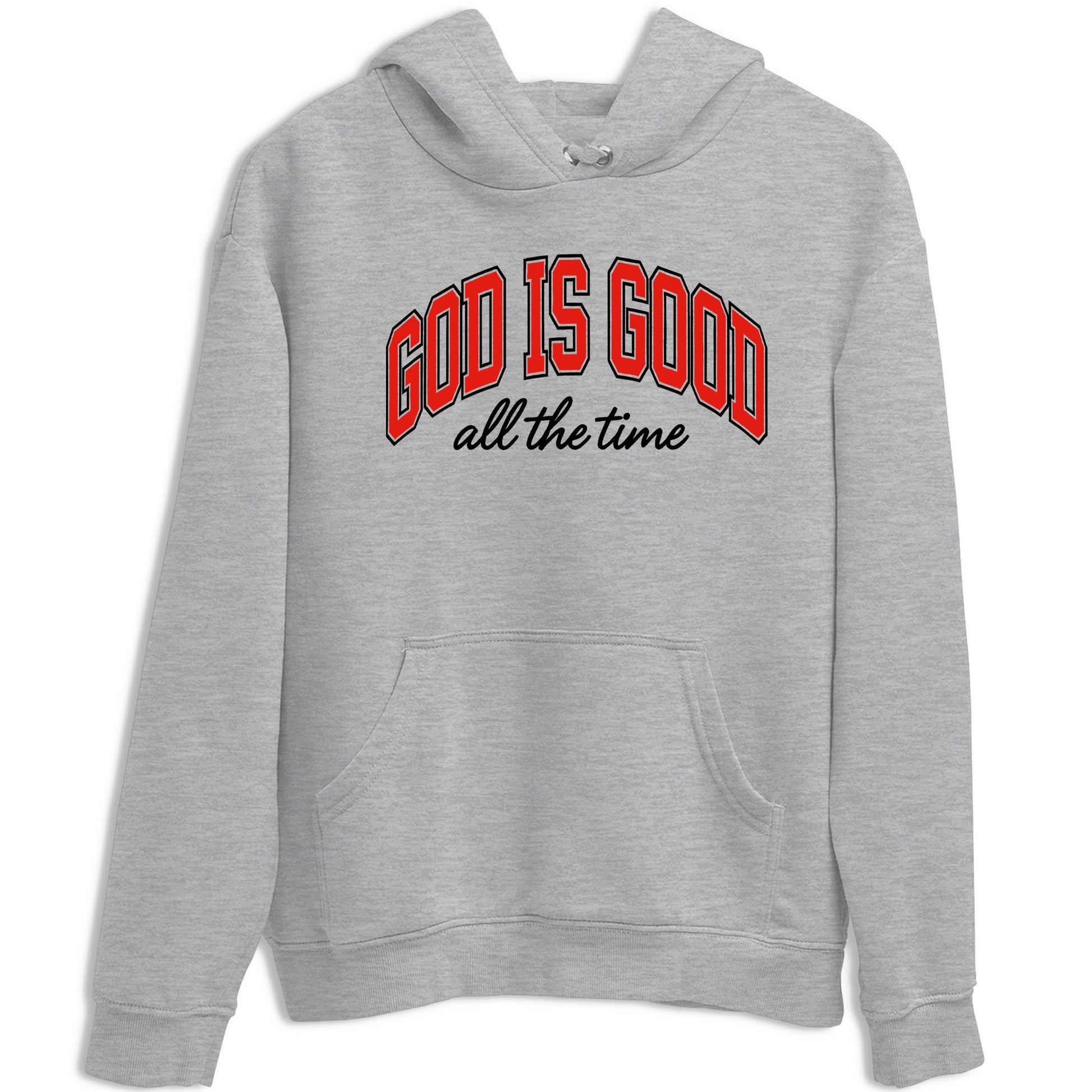 Perfect Valentine's Day Gifts graphic tee  – Sneaker Tees To Match Air Jordan 6 Reverse Infrared – God Is Good Tee Heather Grey 2