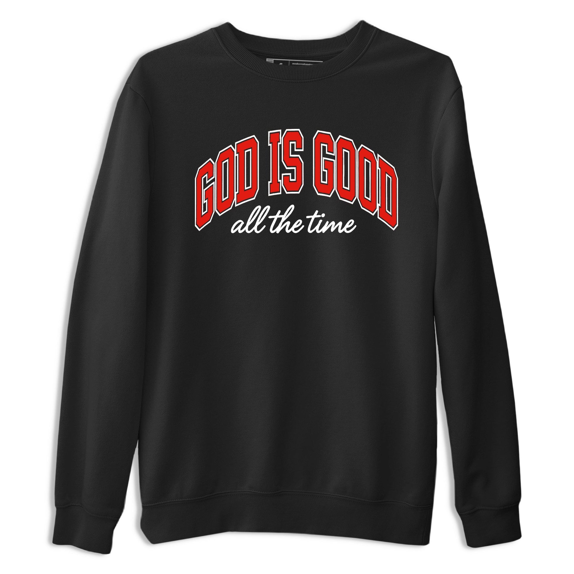 Perfect Valentine's Day Gifts graphic tee  – Sneaker Tees To Match Air Jordan 6 Reverse Infrared – God Is Good Tee Black 2
