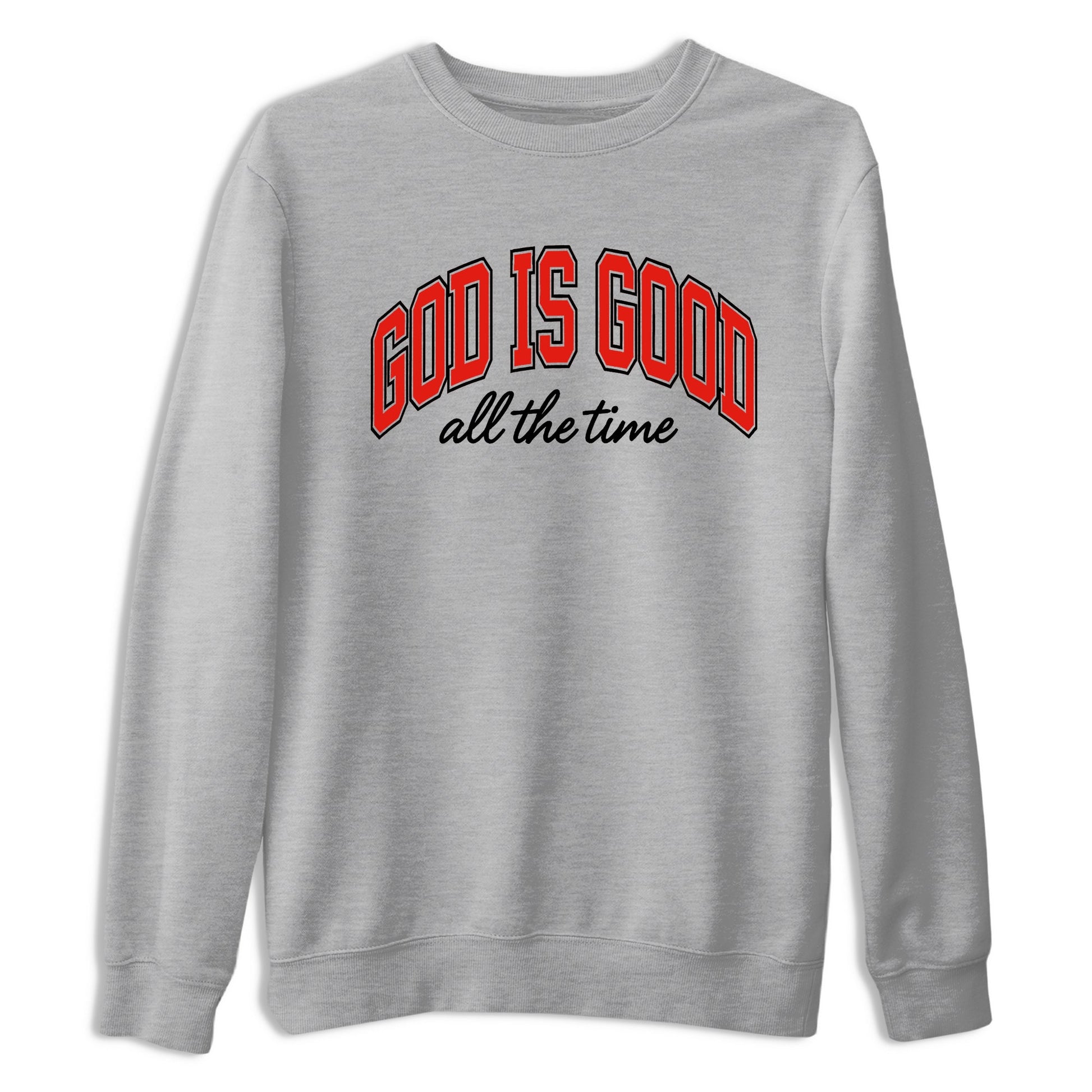 Perfect Valentine's Day Gifts graphic tee  – Sneaker Tees To Match Air Jordan 6 Reverse Infrared – God Is Good Tee Heather Grey 2
