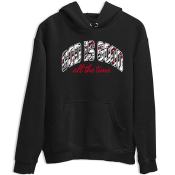 Sneaker match tees – Sneaker Tees To Match Air Jordan 8 Bunny Shoes Air Jordan 8 White and True Red – God Is Good Tee Black 2